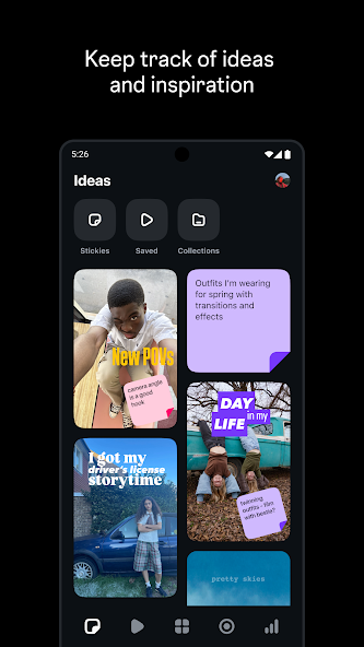 Edits, an Instagram app screenshot 2