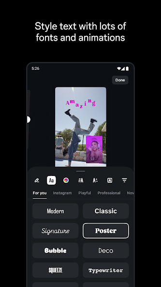 Edits, an Instagram app screenshot 6