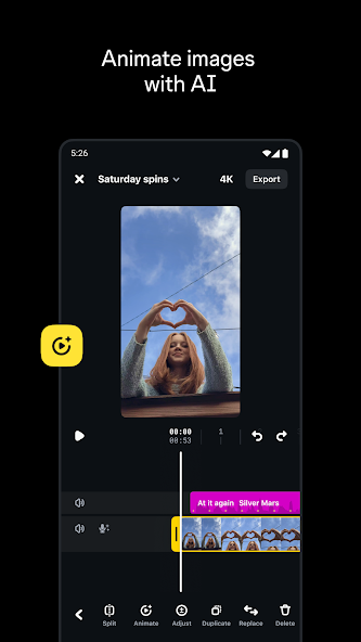 Edits, an Instagram app screenshot 7