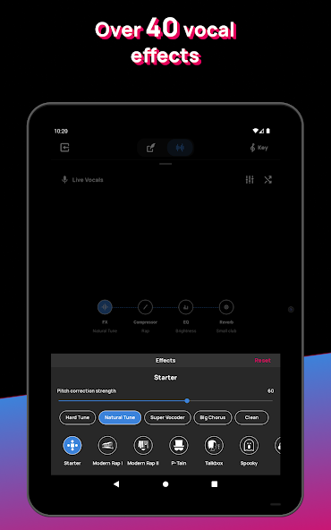 Voloco: Auto Vocal Tune Studio screenshot 4