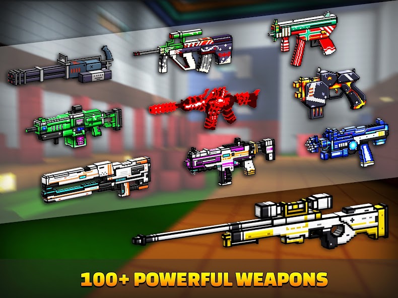 Cops N Robbers:Pixel Craft Gun screenshot 14