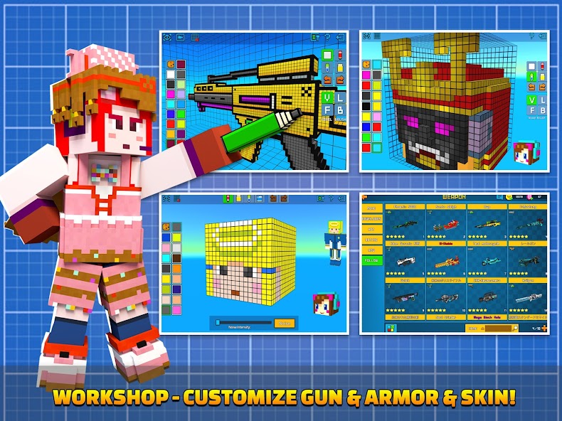 Cops N Robbers:Pixel Craft Gun screenshot 16