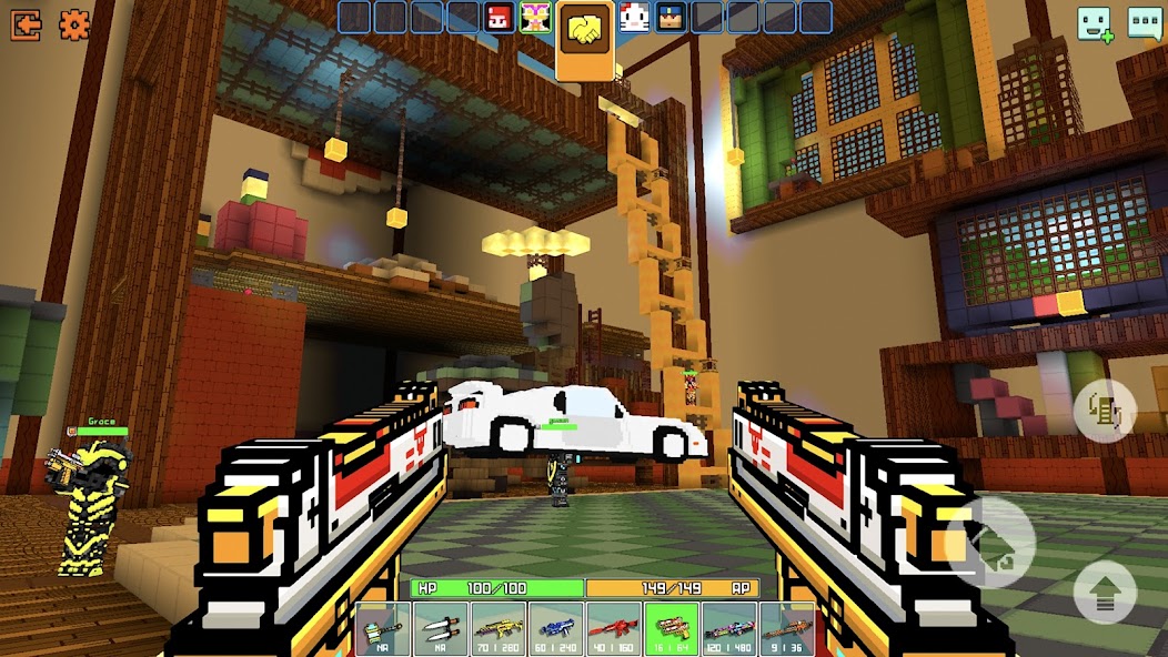 Cops N Robbers:Pixel Craft Gun screenshot 18