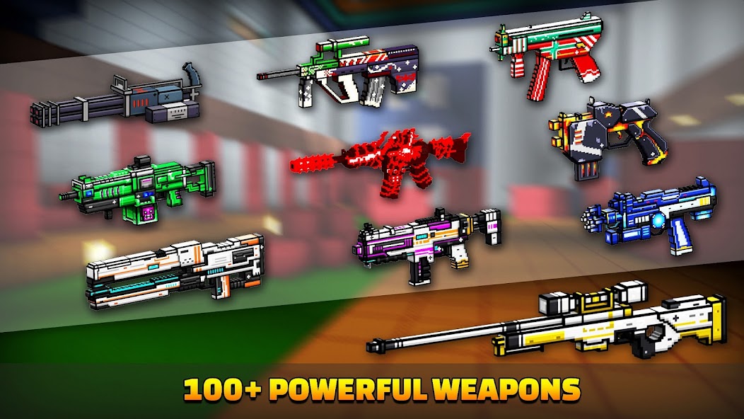 Cops N Robbers:Pixel Craft Gun screenshot 20