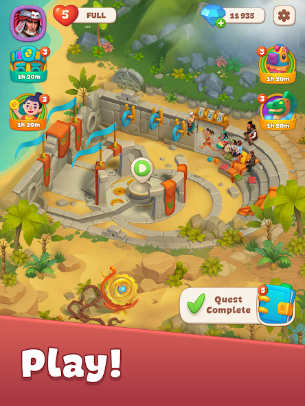 Cradle of Maya: Match 3 game screenshot 13