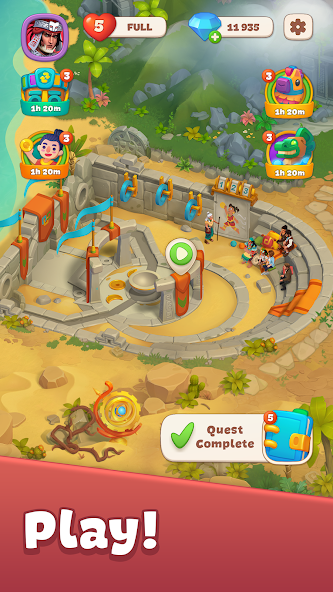 Cradle of Maya: Match 3 game screenshot 24