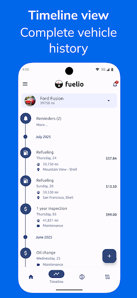Fuelio: gas log & gas prices screenshot 5