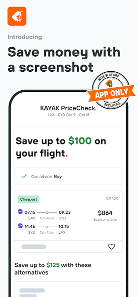 KAYAK: Flights, Hotels & Cars screenshot 2