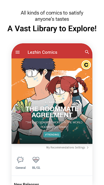 Lezhin Comics - Daily Releases screenshot 1