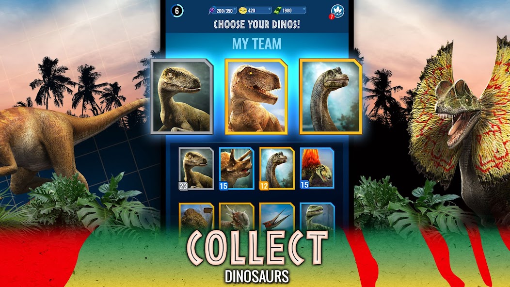 Jurassic World Alive screenshot 16