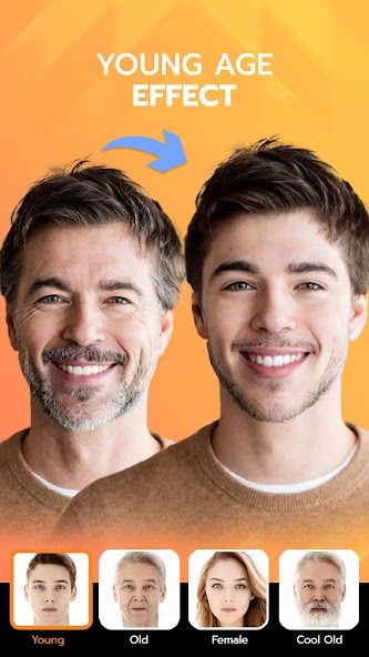 FaceLab Face Editor App, Aging screenshot 3