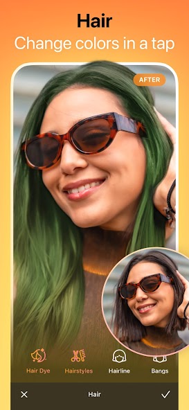 AirBrush: Face & Hair Editor screenshot 7