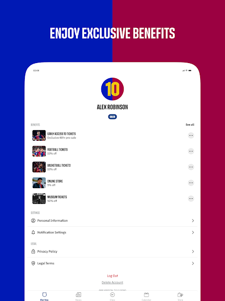FC Barcelona Official App screenshot 4