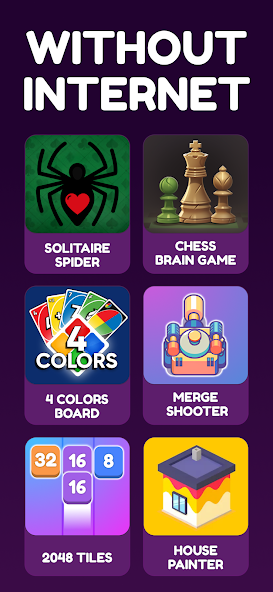100+ Offline Games No WiFi Fun screenshot 5