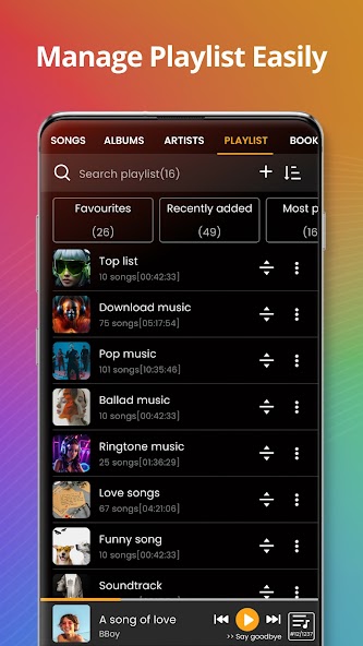 Music player screenshot 12