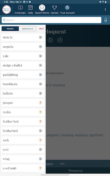 Dictionary - Merriam-Webster screenshot 4