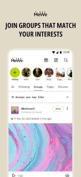 MeWe: The Safe Network screenshot 3