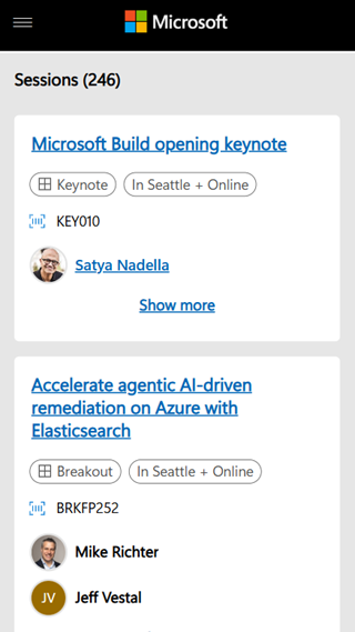 Microsoft Build screenshot 3
