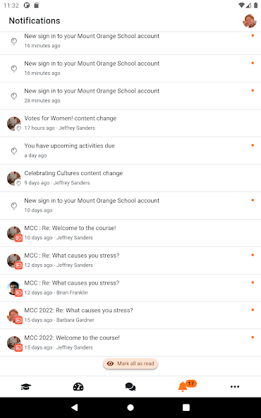 Moodle screenshot 4