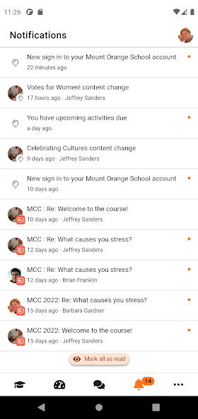 Moodle screenshot 18
