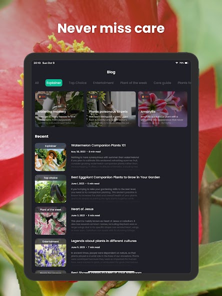 PlantIn Plant Identifier, Care screenshot 7