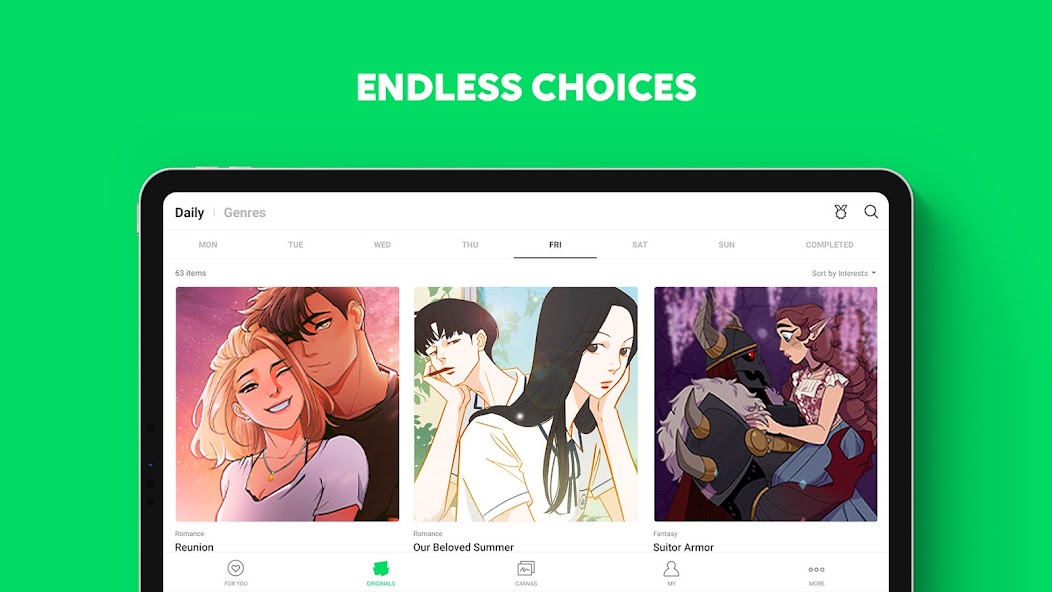 WEBTOON: Manga, Comics, Manhwa screenshot 4