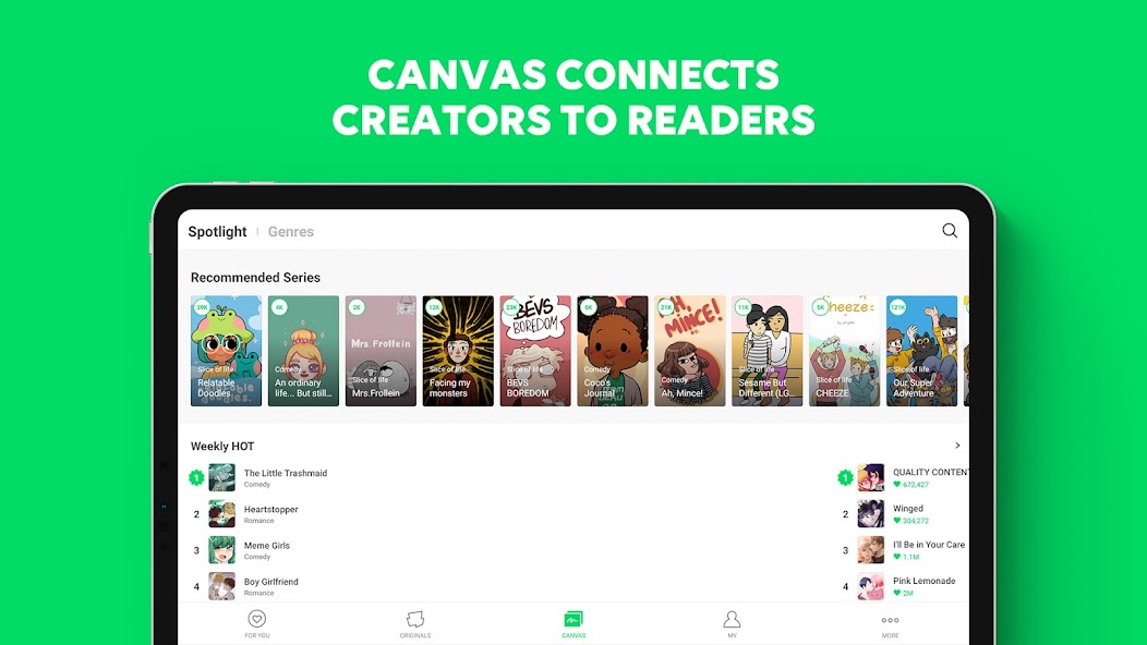 WEBTOON: Manga, Comics, Manhwa screenshot 14