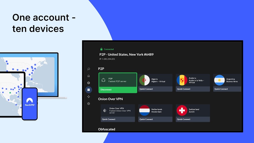 NordVPN – fast VPN for privacy screenshot 13