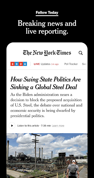 The New York Times: Live News screenshot 2