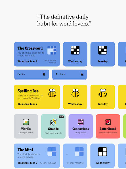 NYT Games: Word, Number, Logic screenshot 2