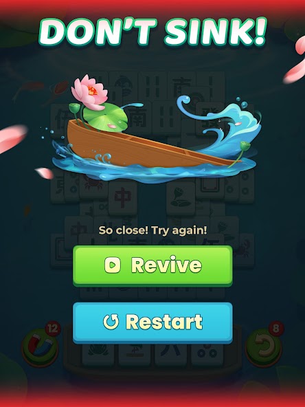 Don't Sink: Tile Mahjong screenshot 5