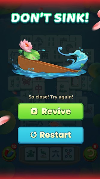 Don't Sink: Tile Mahjong screenshot 16