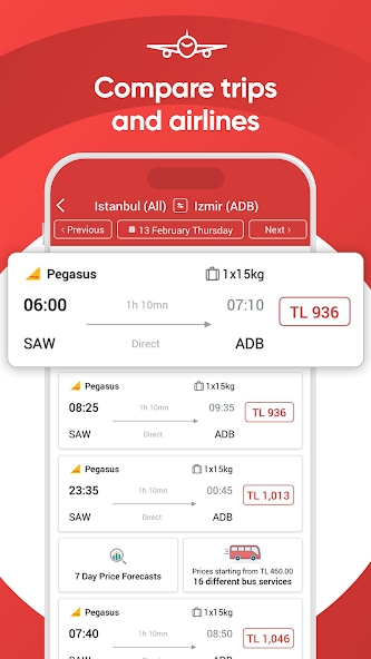 obilet: Otel Uçak Otobüs Araç screenshot 3