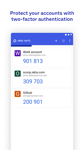 Okta Verify screenshot 2