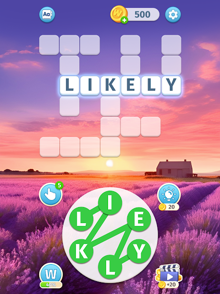 Sky Words: Word Game screenshot 2