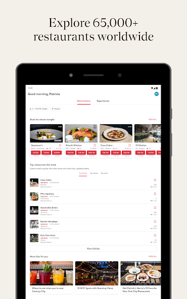 OpenTable screenshot 11