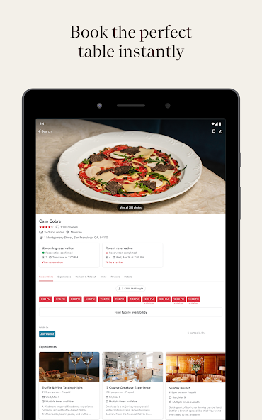 OpenTable screenshot 14