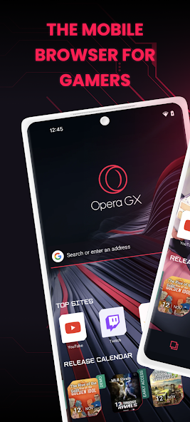 Opera GX: Gaming Browser screenshot 1