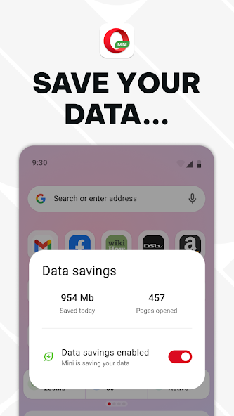 Opera Mini: Fast Web Browser screenshot 2
