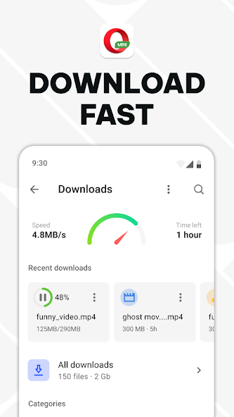 Opera Mini: Fast Web Browser screenshot 3