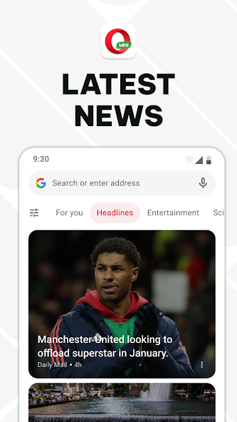 Opera Mini: Fast Web Browser screenshot 5