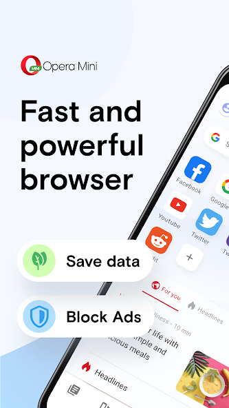 Opera Mini browser beta screenshot 1