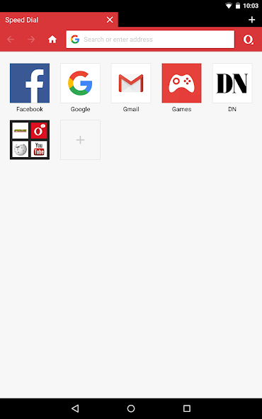 Opera Mini browser beta screenshot 2