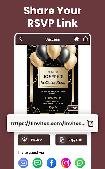 Invitation Maker + RSVP screenshot 3