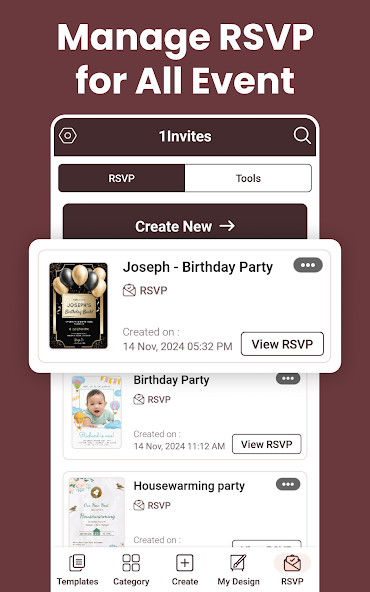 Invitation Maker + RSVP screenshot 6