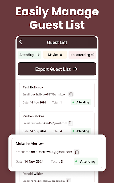 Invitation Maker + RSVP screenshot 7