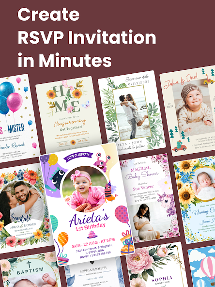 Invitation Maker + RSVP screenshot 9