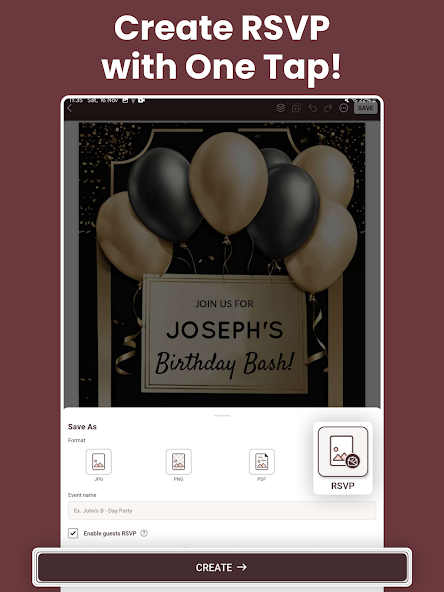 Invitation Maker + RSVP screenshot 13