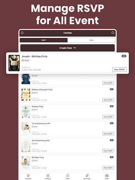 Invitation Maker + RSVP screenshot 15