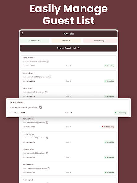Invitation Maker + RSVP screenshot 16
